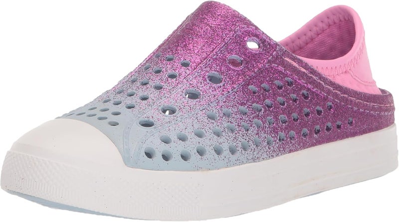 SKECHERS Kids Girls Foamies Guzman Steps - Glitterland Water Shoe - Image 1